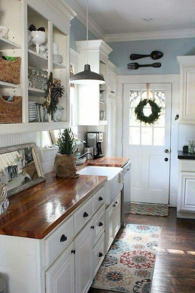 116+ Stunning Modern Rustic Farmhouse Kitchen Cabinets Ideas - Page 7 ...